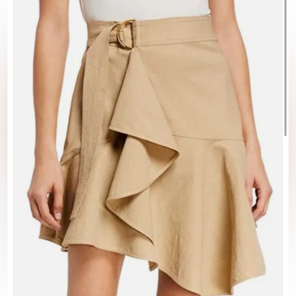 A.L.C Beige Wrap Skirt